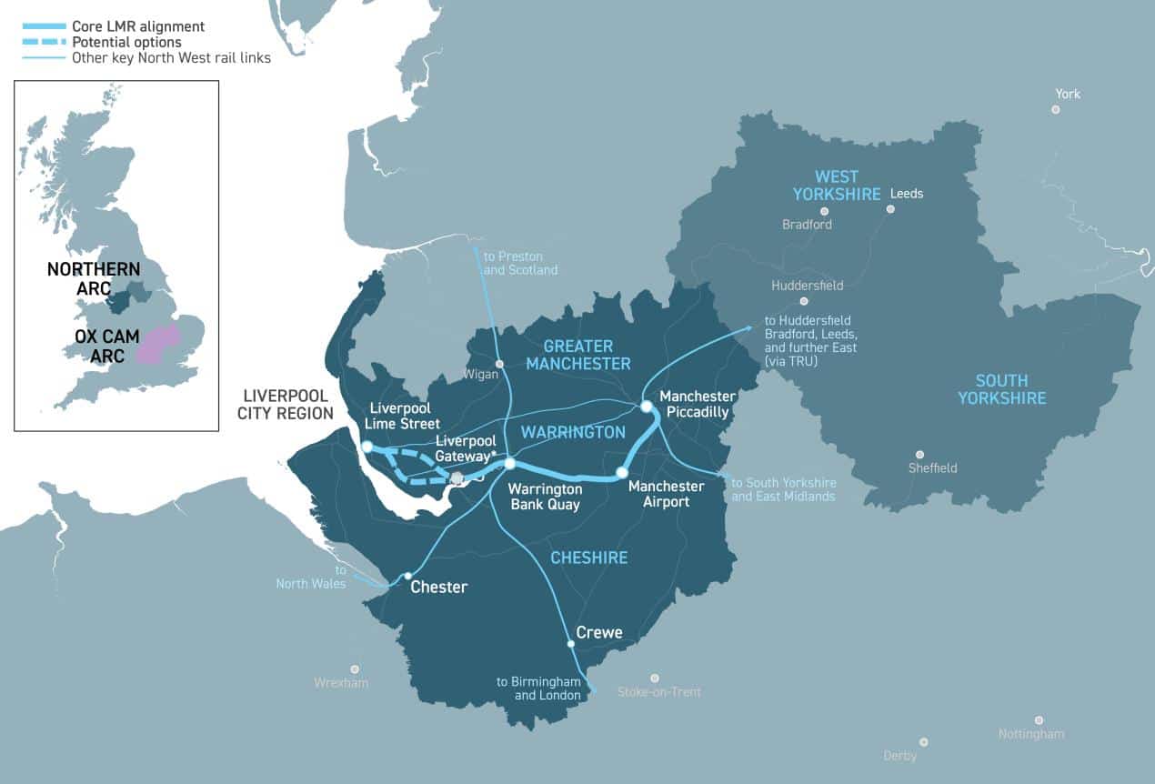 Northern Arc map